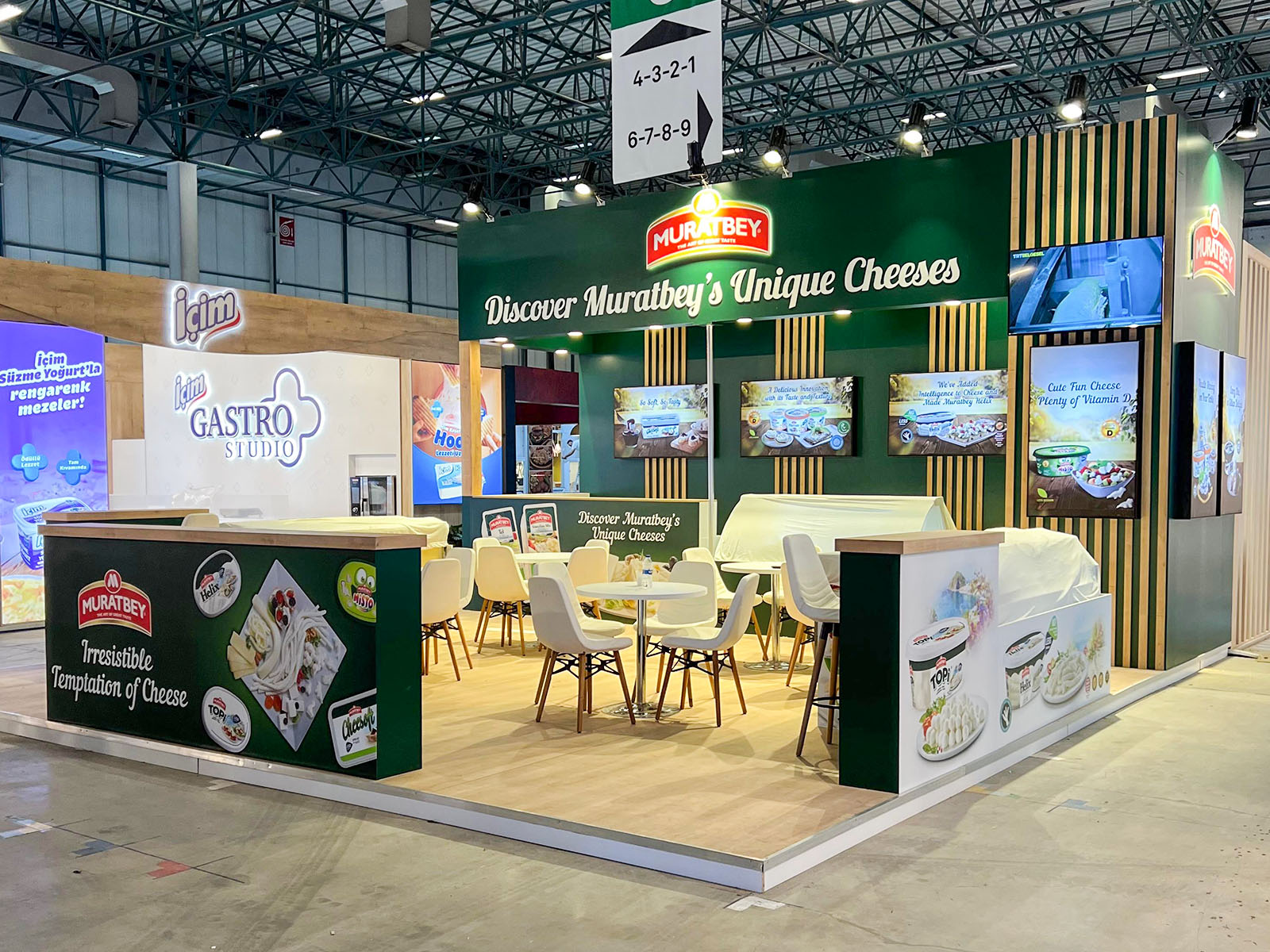 WORLDFOOD 2025 - Custom exhibition stand design by UNIO Exhibition for MURATBEY